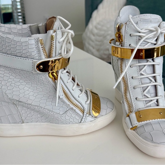 Wedge Sneakers White Giuseppe Zanotti Sale Giuseppe Zanotti - Main Image